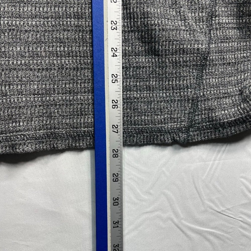 J Jill Sweater Womens size XL Gray Mock Neck Long Sleeve Cotton Stretch Pullover - Picture 2 of 6